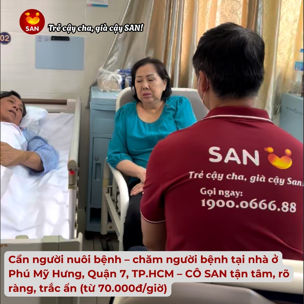 chăm người bệnh tại nhà Phú Mỹ Hưng