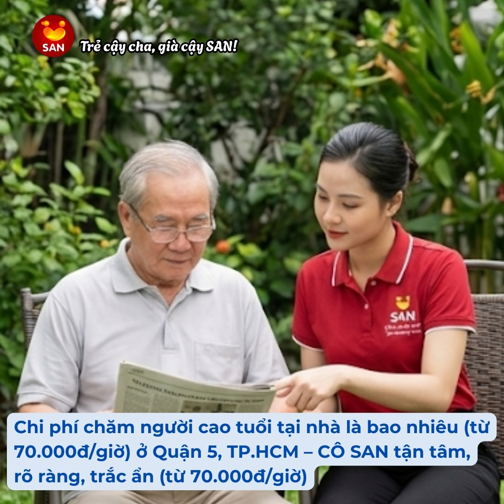 Chi phí chăm người cao tuổi tại nhà là bao nhiêu