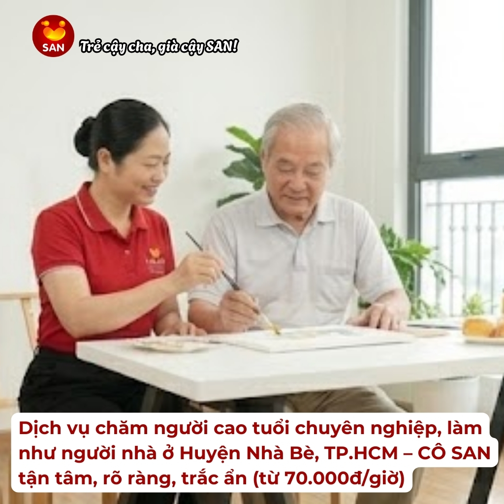 Dịch vụ chăm người cao tuổi chuyên nghiệp