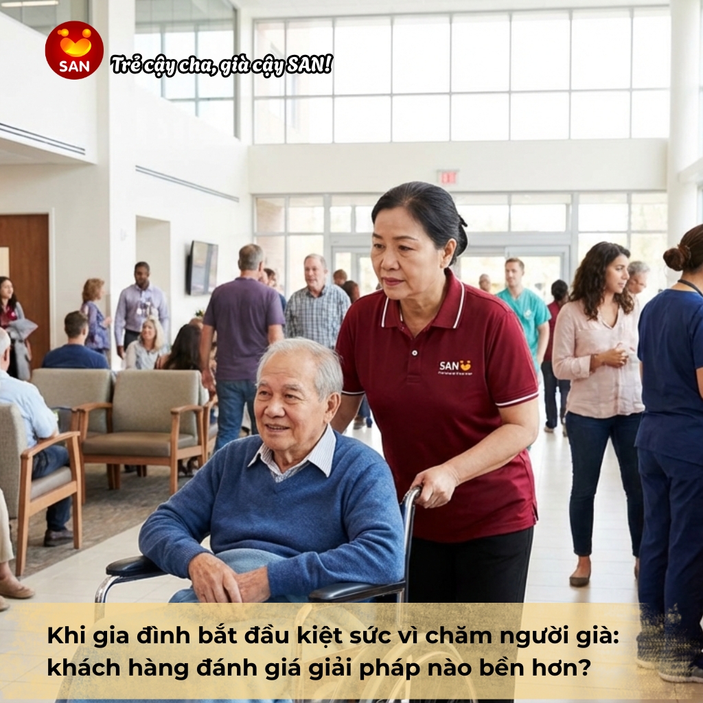 Chăm người già sau té ngã