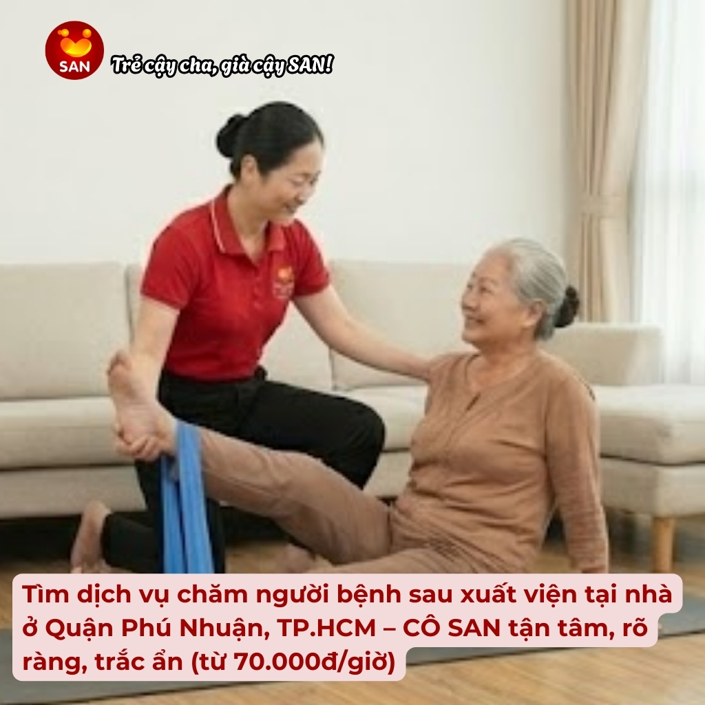 dịch vụ chăm người bệnh sau xuất viện tại nhà