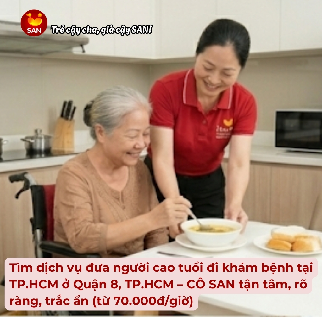 dịch vụ đưa người cao tuổi đi khám bệnh tại TP.HCM